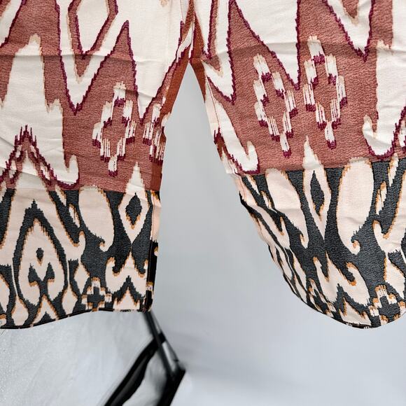 EVEREVE NWT Brown Orange Mila Maxi Wrap Kimono Cover Up Top // M/L - Picture 15 of 15